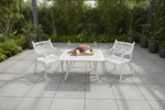Vega Floral Square Coffee Table with 2 Floral Chairs (Set of 3)
