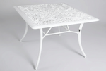 Vega Floral  Aluminium Outdoor Square Table