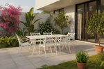 Vega Diamond Rectangle Table and 6Chairs (Set of 7)