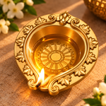 Ibex Heirloom Diya Gift Box – Set of 4 | Lotus & Peacock