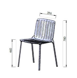 Nebula Die-Cast Aluminium Stackable Chair