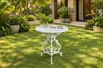Vela Small Flower Aluminium Table